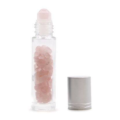 Roll-on huile essentielle avec bille en Quartz Rose - photo 2