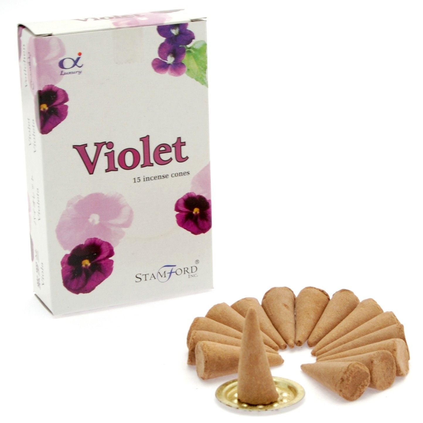 Encens Cônes Violette - Méditation & Ambiance