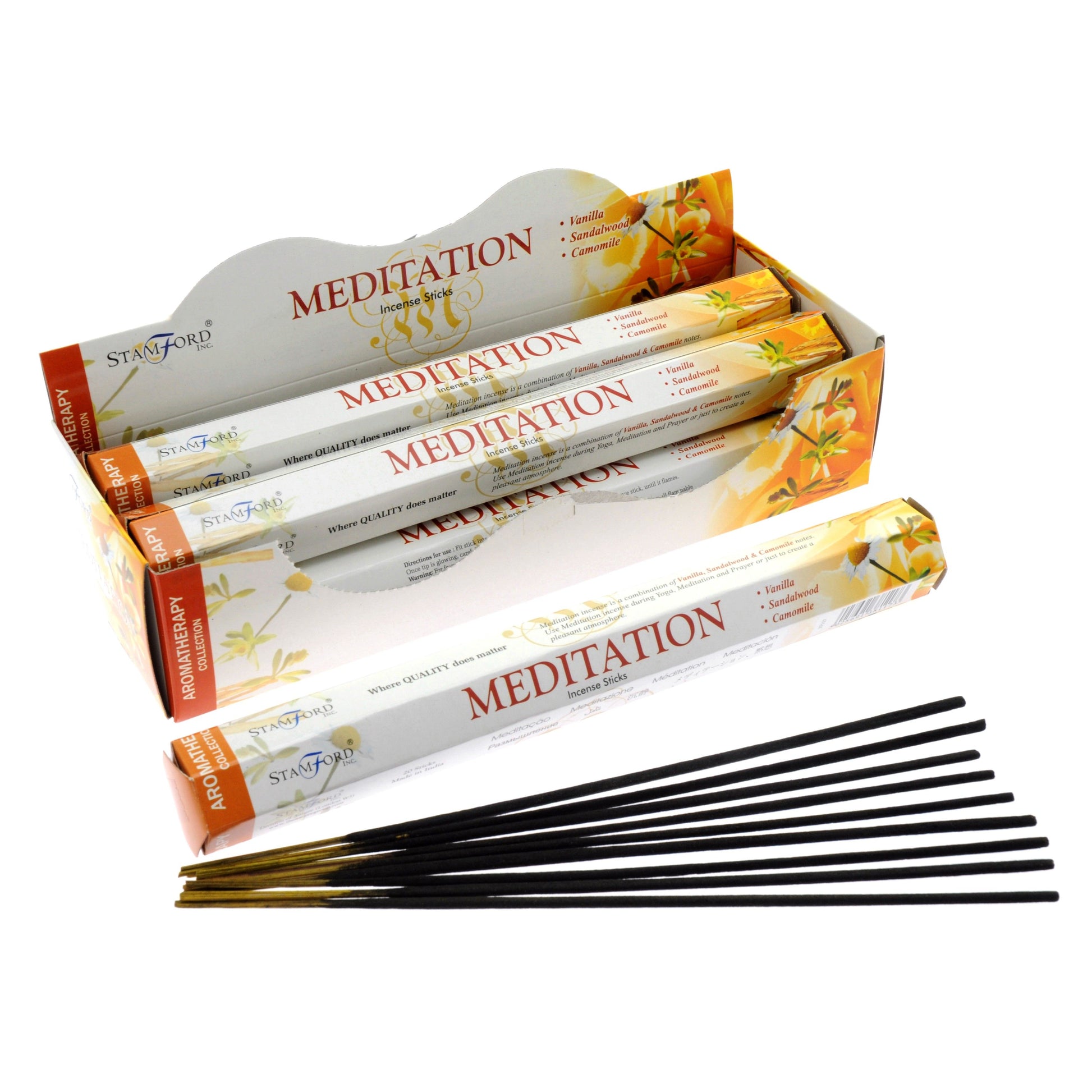 Bâtons d'Encens Stamford Premium Hex - Méditation & Rituels