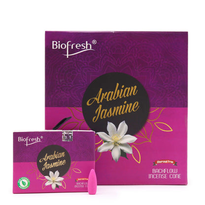 Encens Refoulant Jasmin Arabien - 40 Cônes Backflow