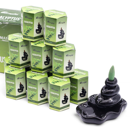 Encens Cônes Refoulant Eucalyptus - Backflow x10 Masala
