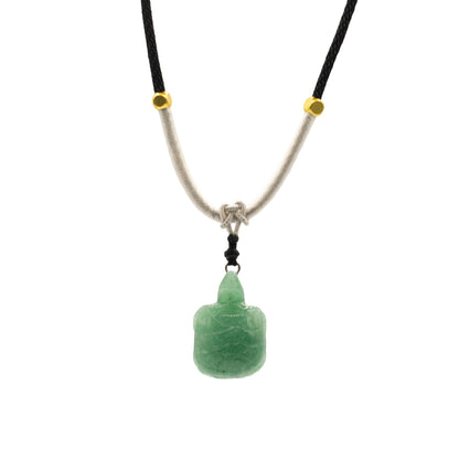 Pendentif sur cordon - Jade - photo 3