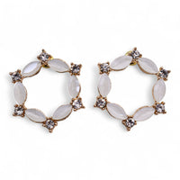 Boucles d'Oreilles Perle Verre Vintage - Élégance Loop – photo 2