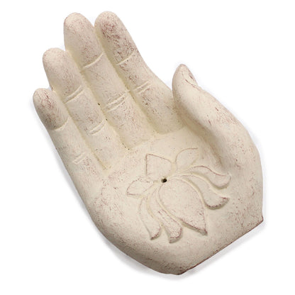 Brûleur d'Encens Lotus Blanc - Porte-Encens Artisan – photo 8