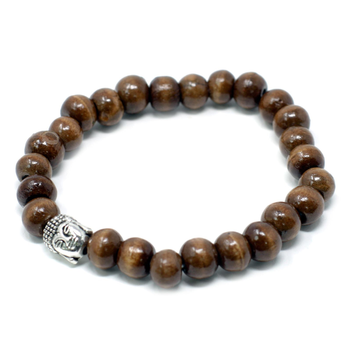 Bracelet Bouddhiste Perles de Bois - Méditation & Sérénité