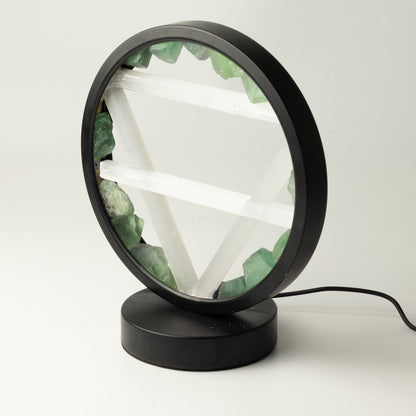 Lampe Halo Aventurine & Sélénite — Terre - photo 5