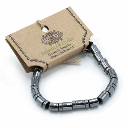 Bracelet Hématite Magnétique Shamballa - Unisexe & Ajustable