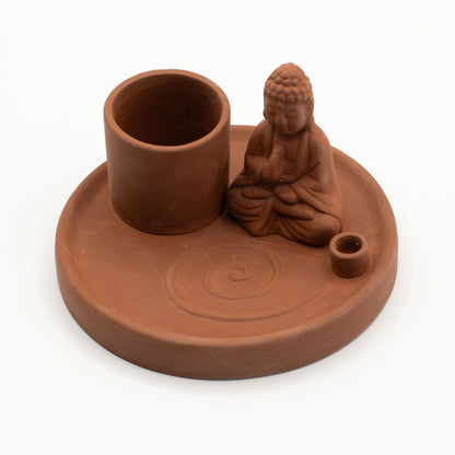 Porte-Encens Bouddha Céramique - Bâtons & Cônes Terre Cuite – photo 2