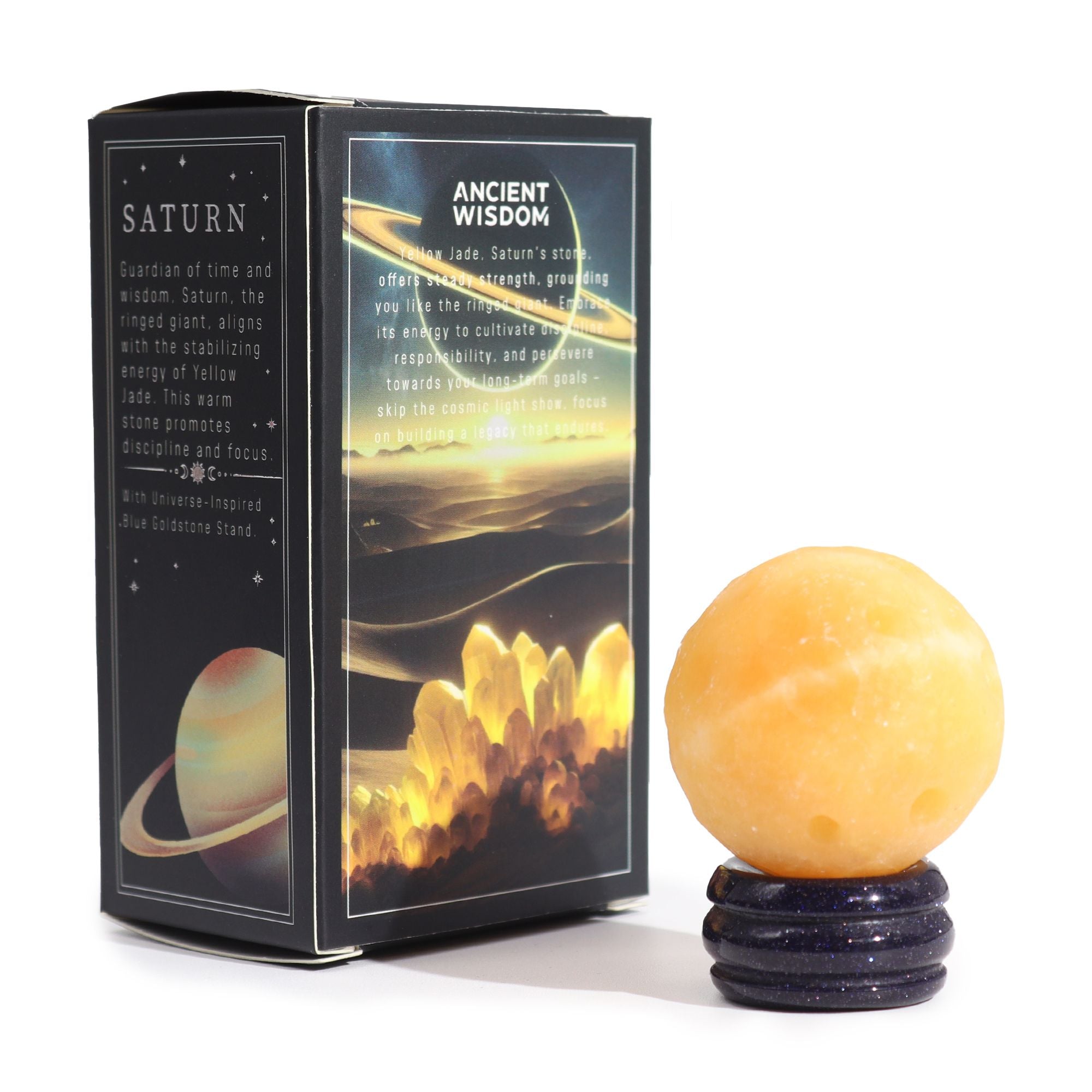 Planète en Jade sur support pierre du soleil (40 mm) - photo 2