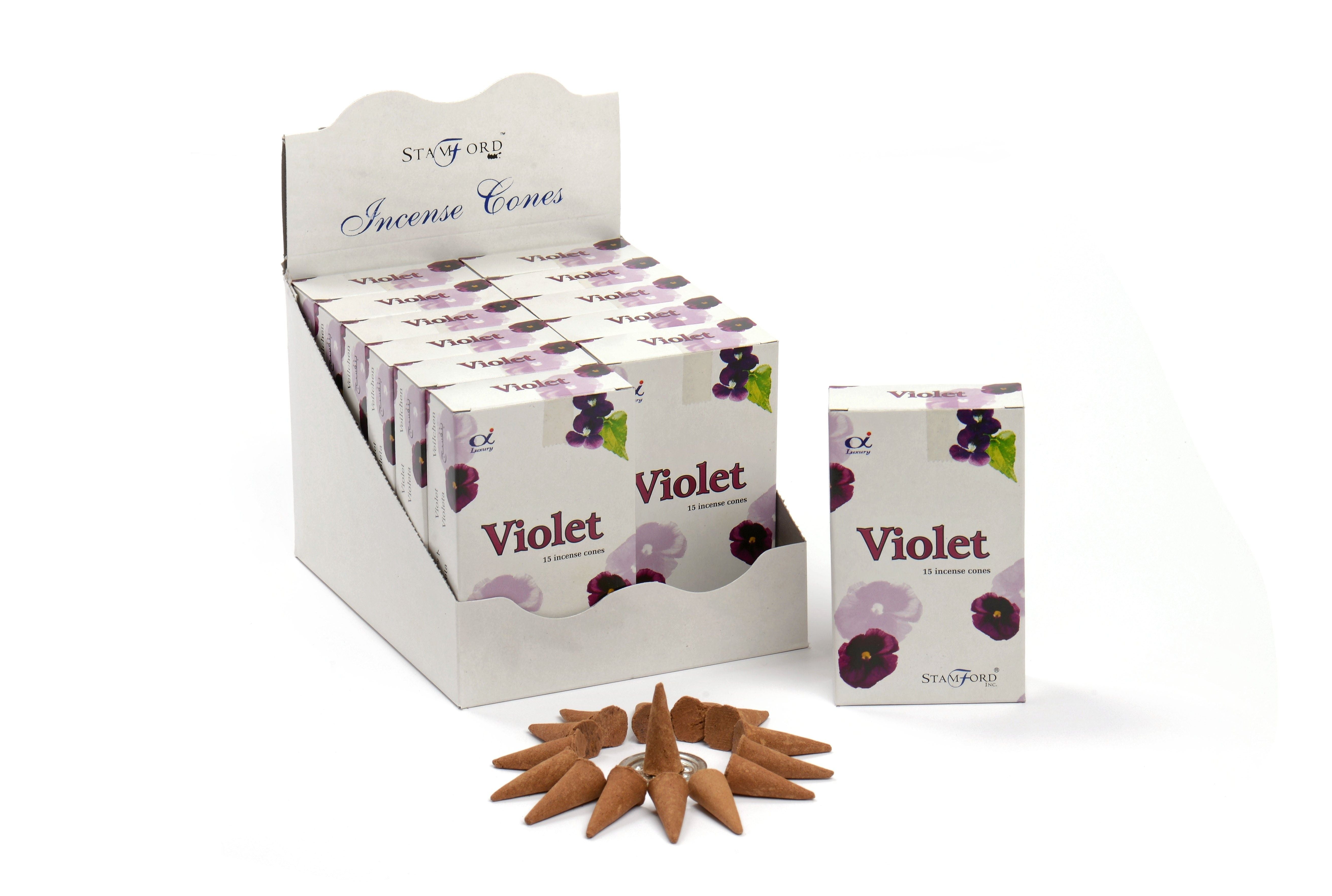 Encens Cônes Violette - Méditation & Ambiance – photo 2
