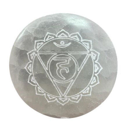 Set de 7 Assiettes Chakras Sélénite - Recharge & Purification – photo 9