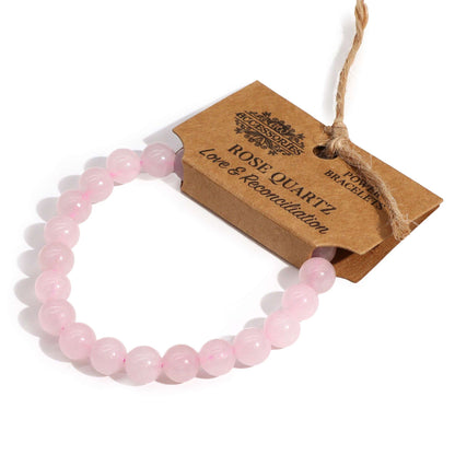 Bracelet d'énergie - Quartz Rose
