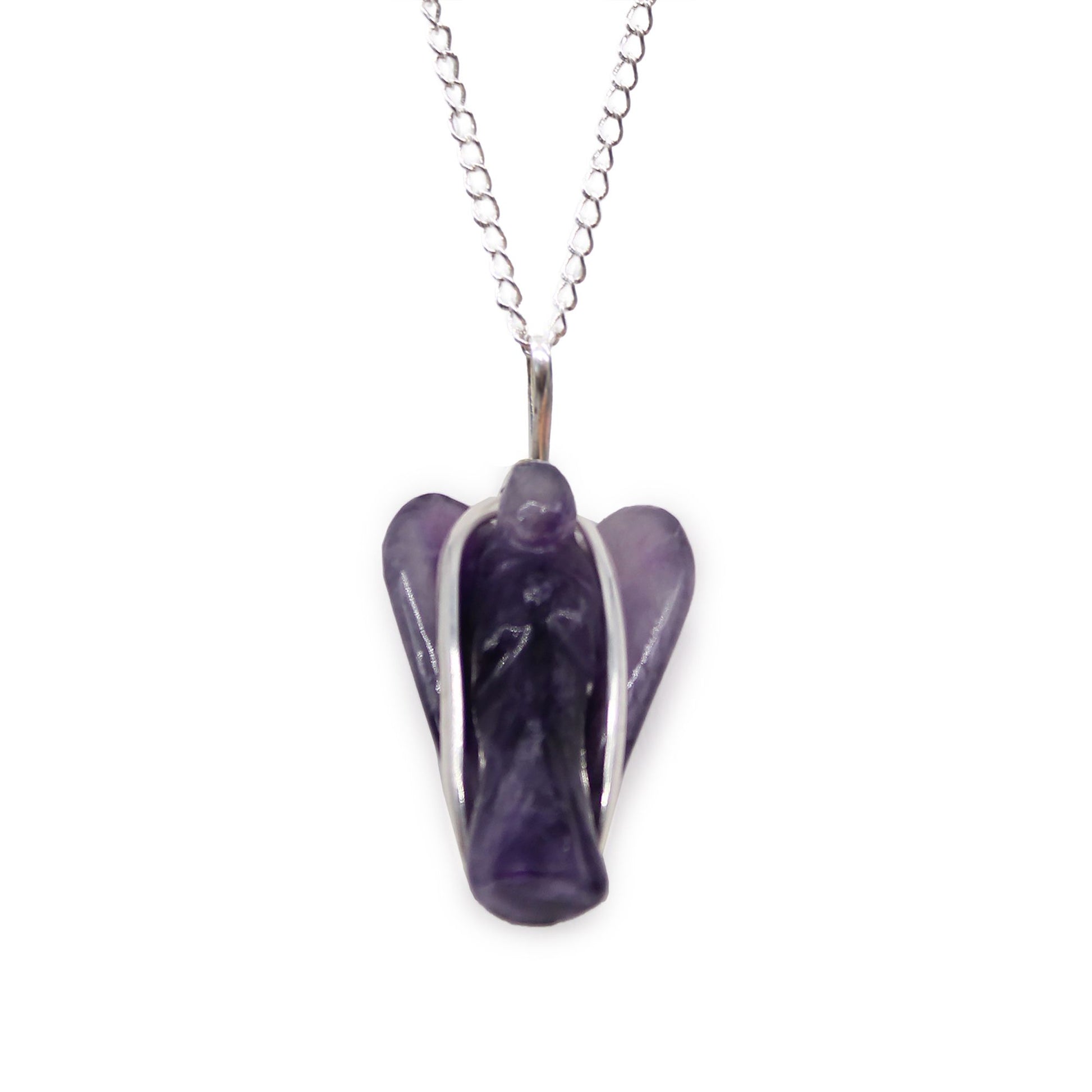 Pendentif Ange Gardien - Améthyste