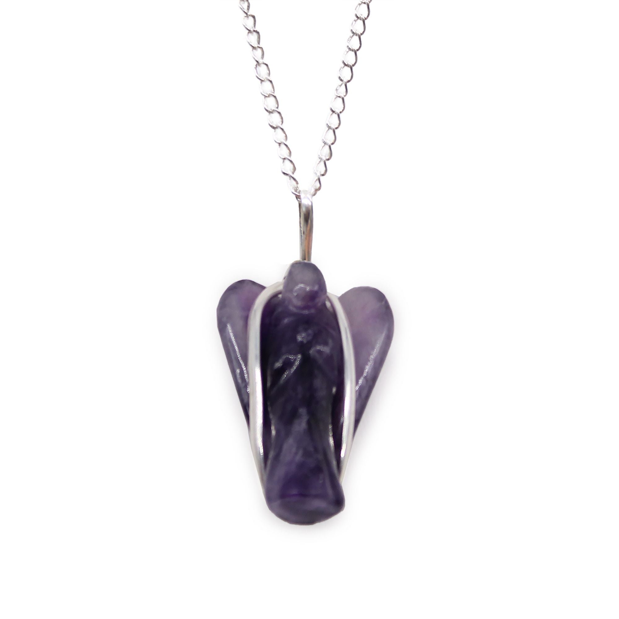 Pendentif Ange Gardien - Améthyste