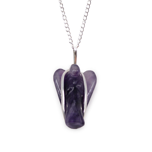 Pendentif Ange Gardien - Améthyste