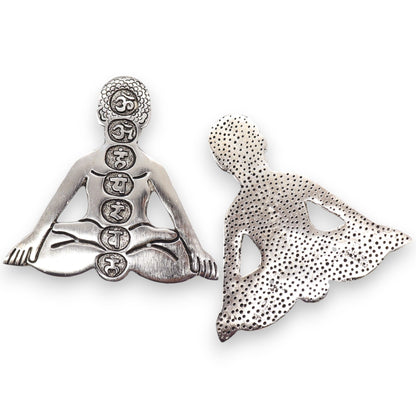 Porte-encens 7 Chakras 12x12cm - Purification & Méditation – photo 2