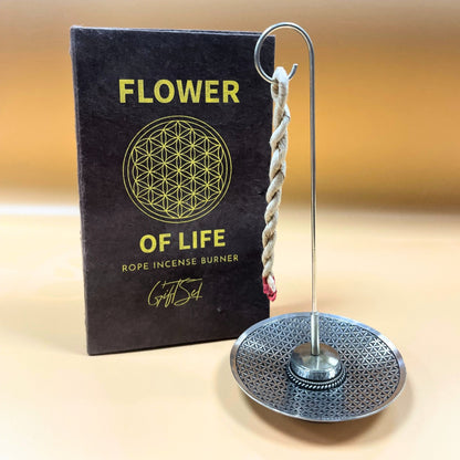Fleur de Vie Encens Cordes - Set 10 Cordes & Support Argenté – photo 6