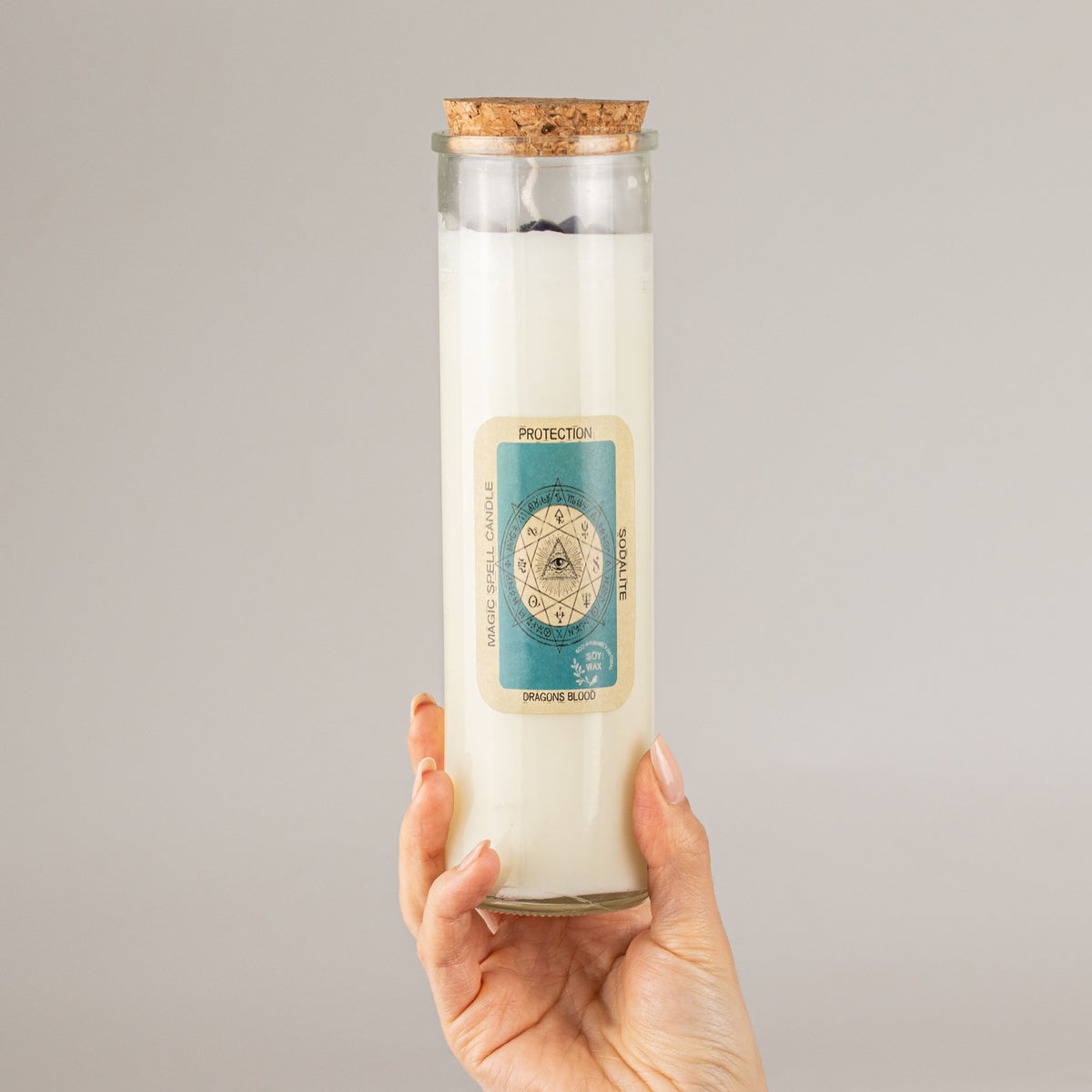 Bougie Magique Protection — Sodalite & Sang de Dragon - photo 7