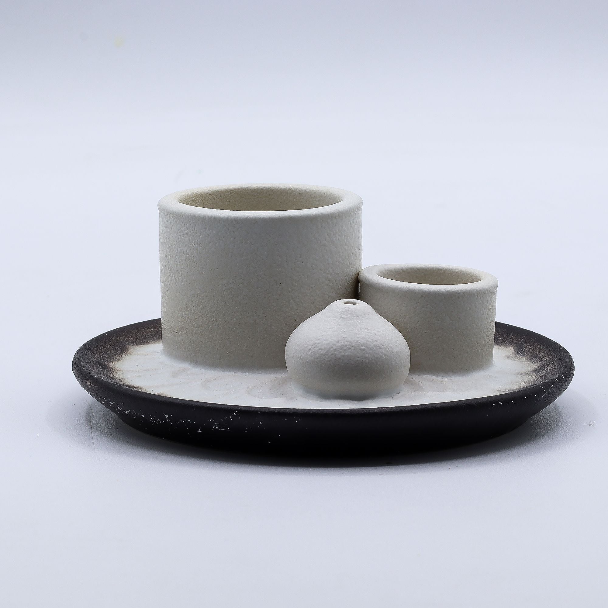 Bâton Palo Santo & Support Mandala Blanc/Gris – photo 5