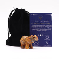 Pendentif Éléphant porte-bonheur (12 assortis)
