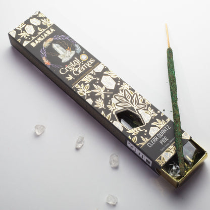Encens Banjara Cristal Gemas — Cristal de Roche & Pin - photo 5