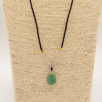 Pendentif sur cordon - Jade - photo 2
