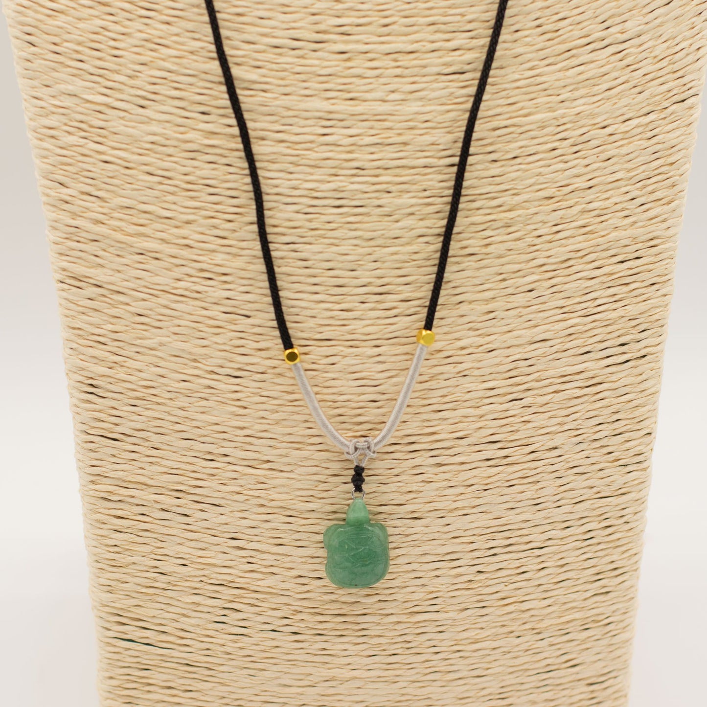 Pendentif sur cordon - Jade - photo 2