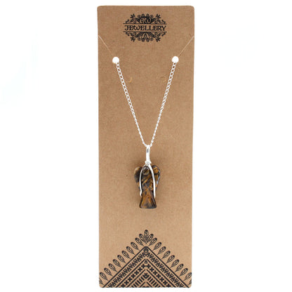 Pendentif Ange Gardien - Œil de Tigre - photo 2
