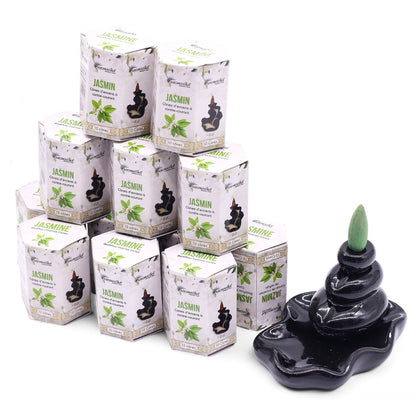 Encens Refoulant Jasmin - Cônes Backflow x10 Aromatika – photo 5