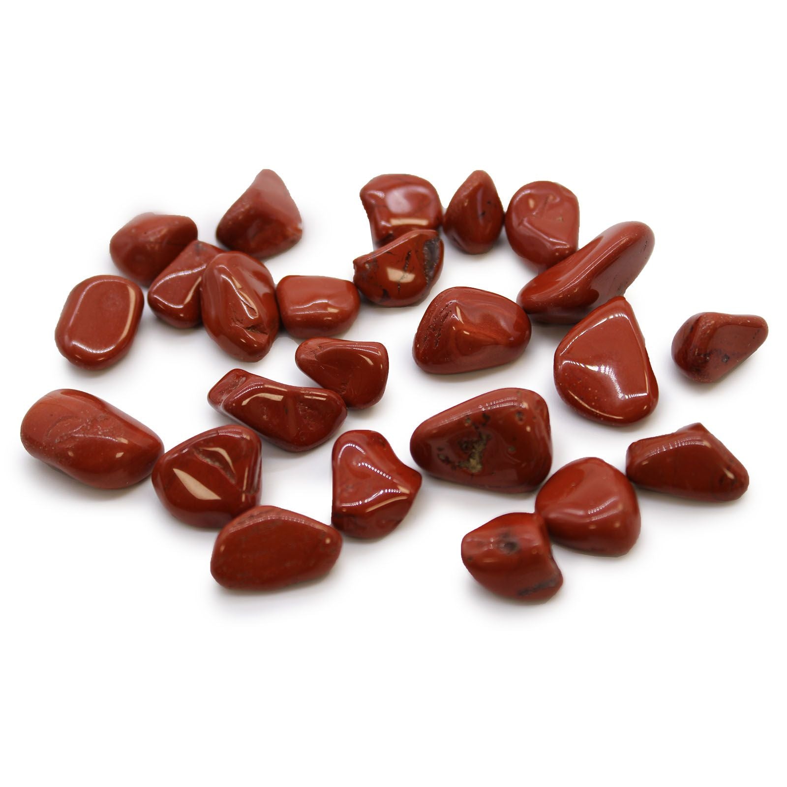 Sachet de 24 pierres roulées d'Afrique - Jaspe Rouge - photo 2