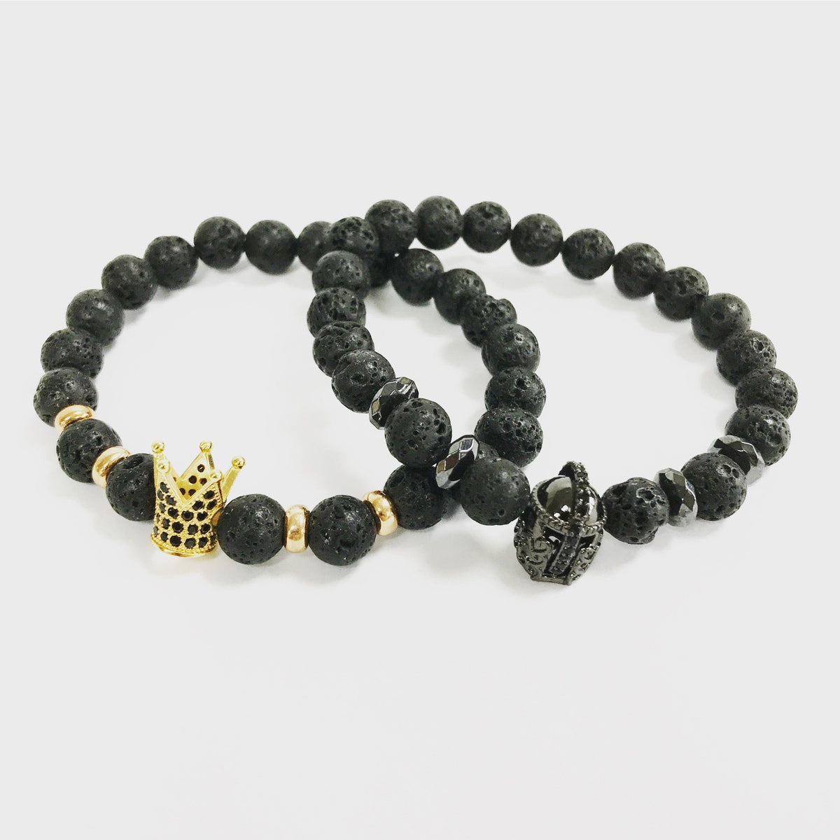 Bracelet boho - Crystal Crown / Black Agate - photo 4