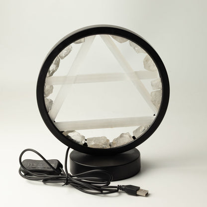 Lampe Halo Cristal de Roche & Sélénite — Air - photo 6