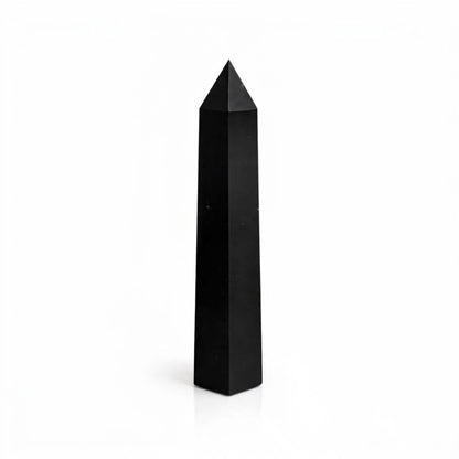 Gemstone Six Face Obelisk Point approx 17cm - Black Tourmaline – photo 4
