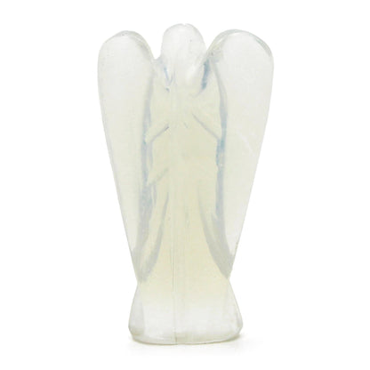 Hand Carved Gemstone Angel - Opalite - photo 4