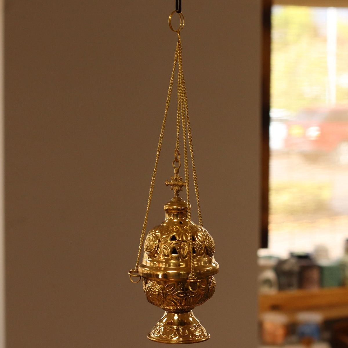 Brûleur d'Encens Suspendu Laiton - Rituels & Méditation – photo 2