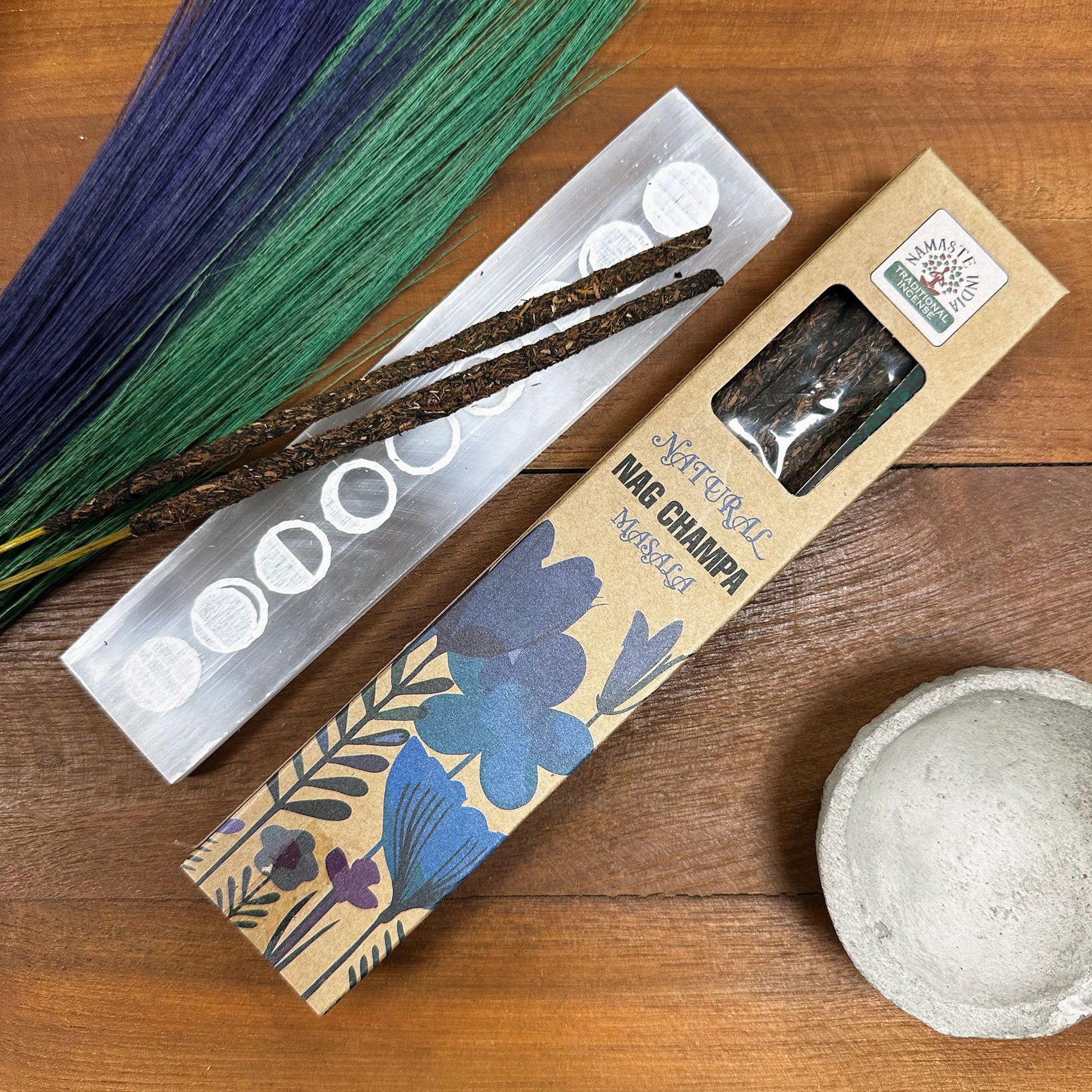 Encens Nag Champa Naturel - Masala Botanique Méditation