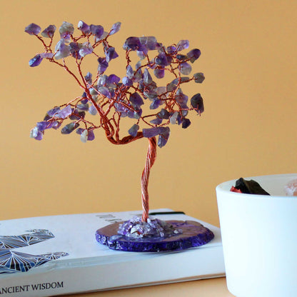 Grand arbre de vie en Améthyste