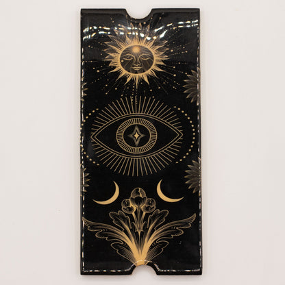Coffret Tarot Bois de Manguier 4 Compartiments & Porte-Cartes – photo 4