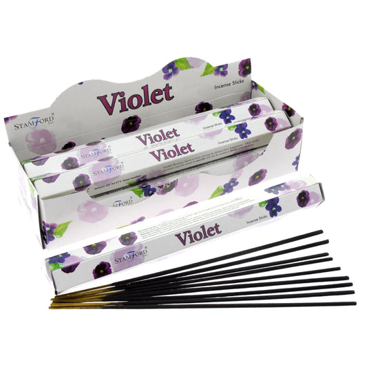 Bâtons d'Encens Violet Premium - Purification & Sérénité