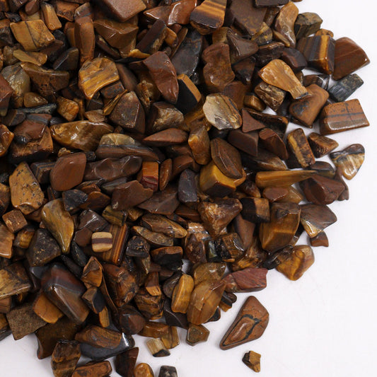 Œil de Tigre Chips Vrac 1kg - Pierre Naturelle Brute – photo 3