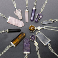 Gemstone Healing Hands Pendant - Amethyst - photo 3