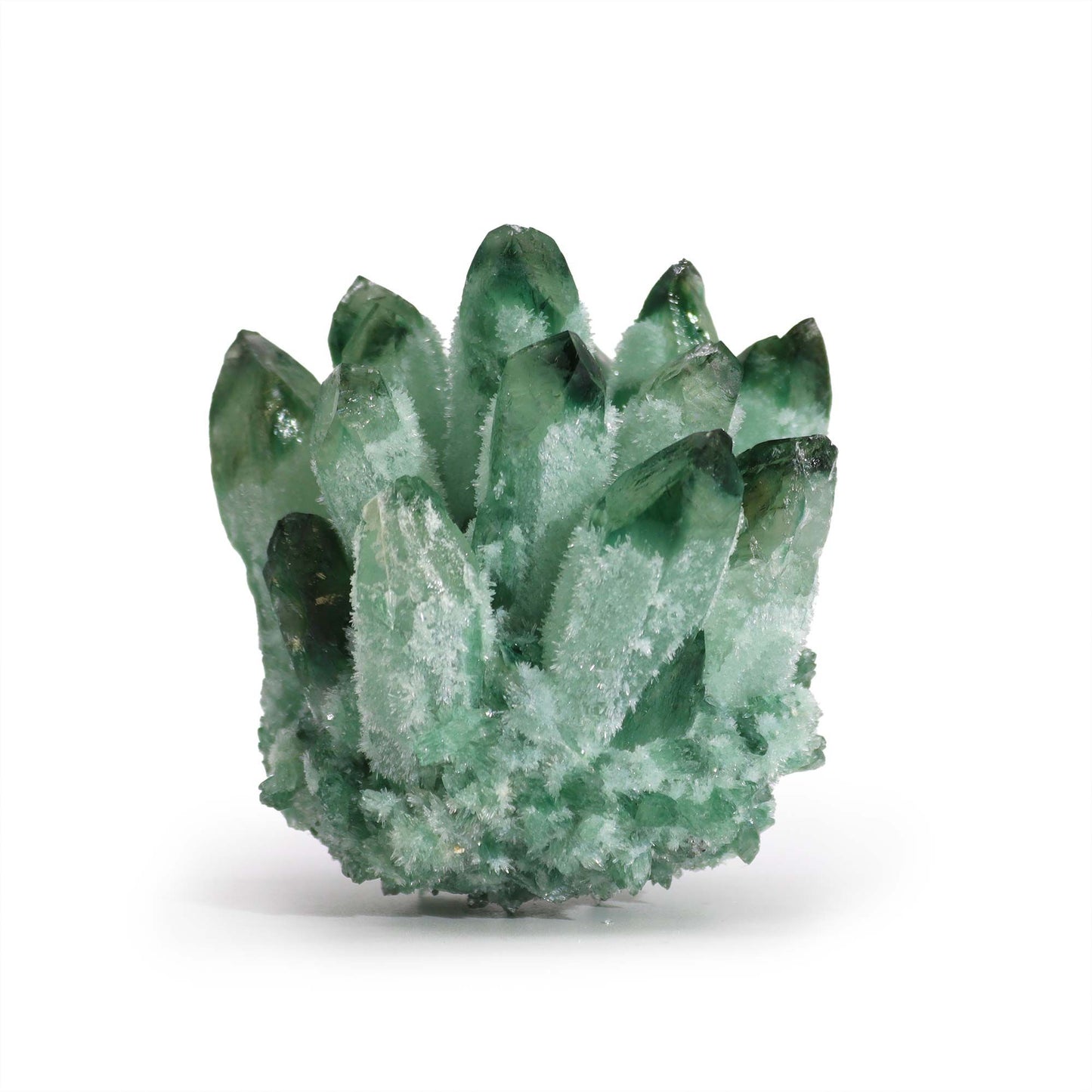 Cluster de Quartz Fantôme - Quartz Fantôme Vert (8 cm)