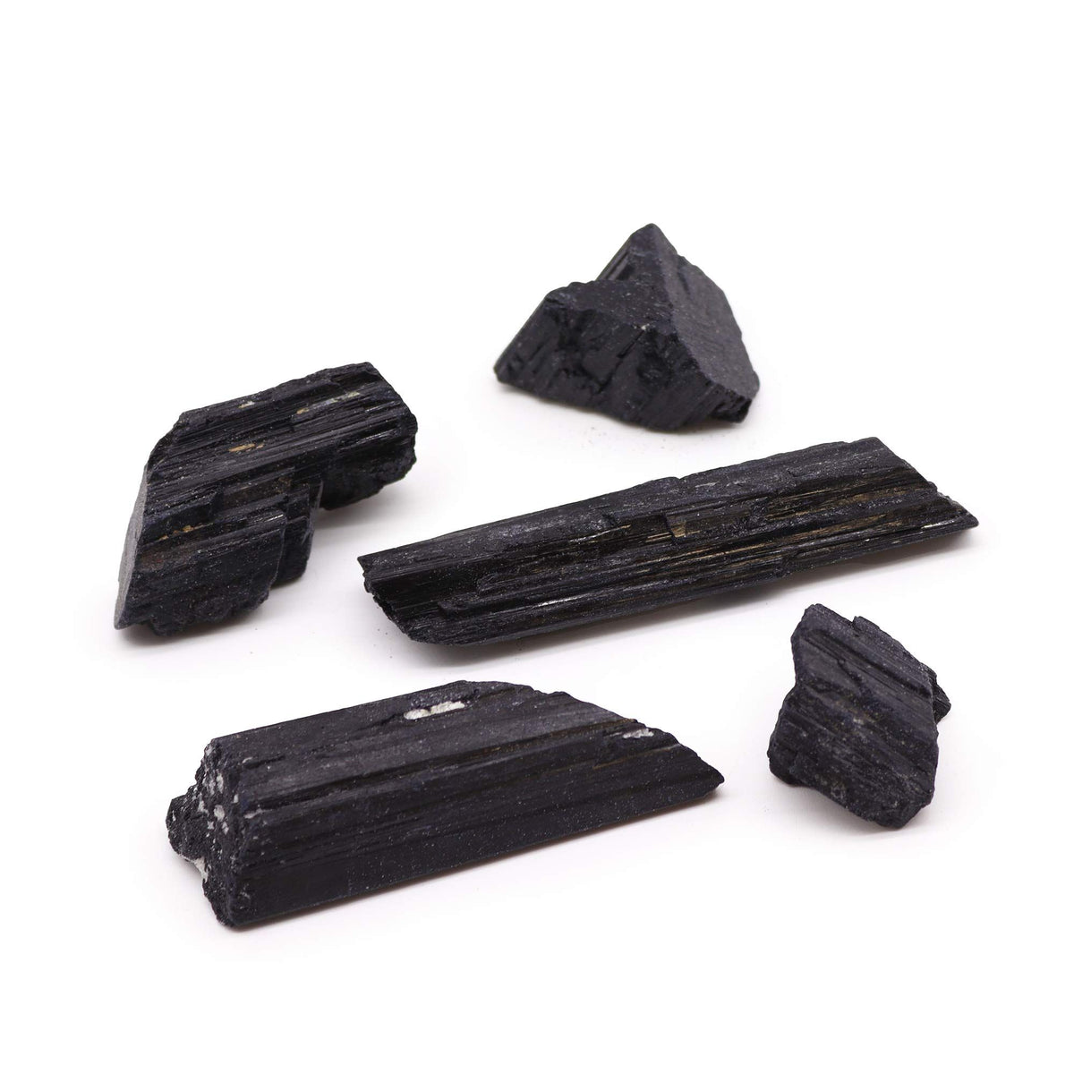 Lot de Tourmaline Noire Indienne 1 kg (env. 20-30 pièces, 5-10 cm)
