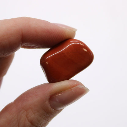 Sachet de 24 pierres roulées d'Afrique - Jaspe Rouge
