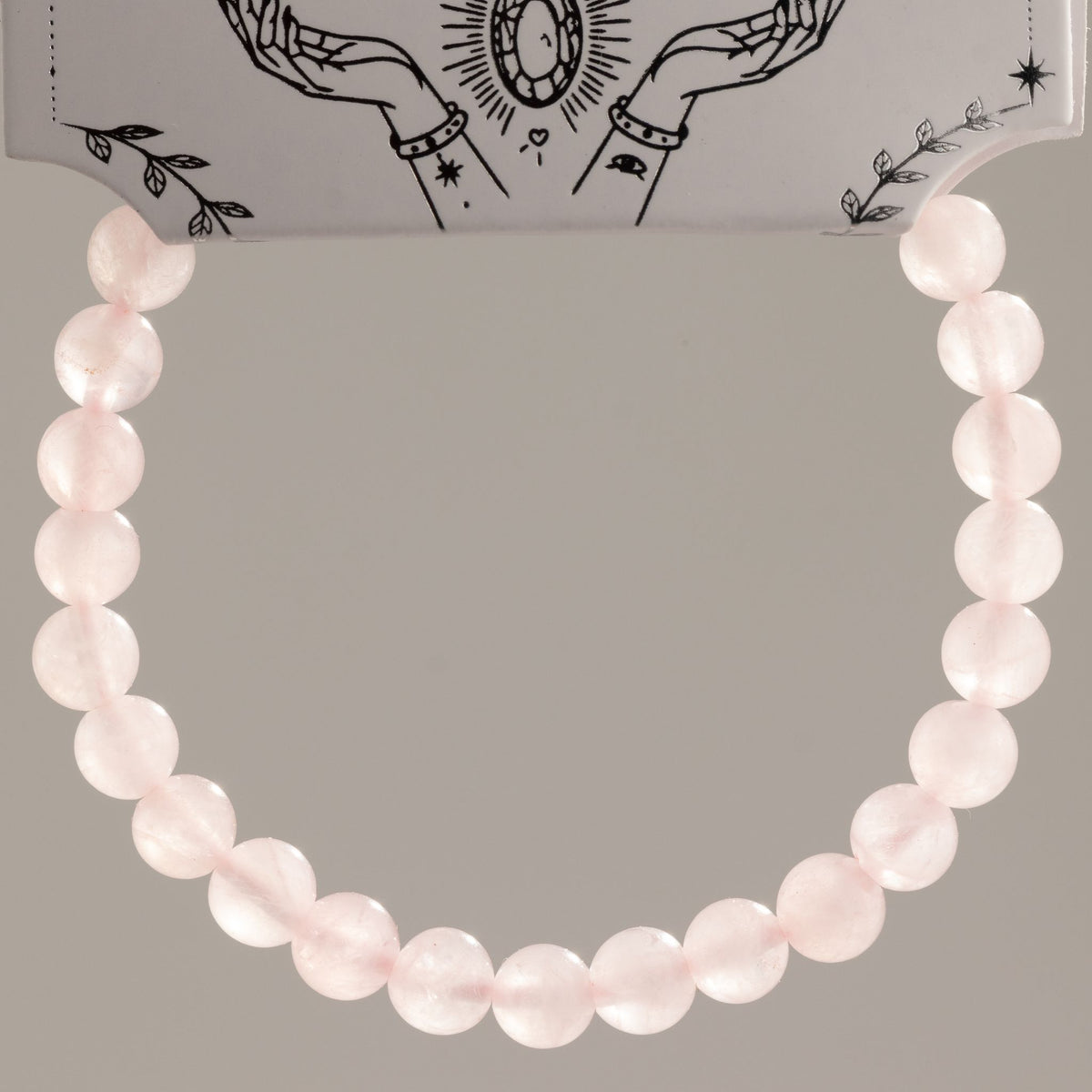 Bracelet Quartz Rose — Perles de 6 mm - photo 4