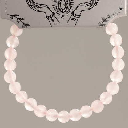 Bracelet Quartz Rose — Perles de 6 mm - photo 4