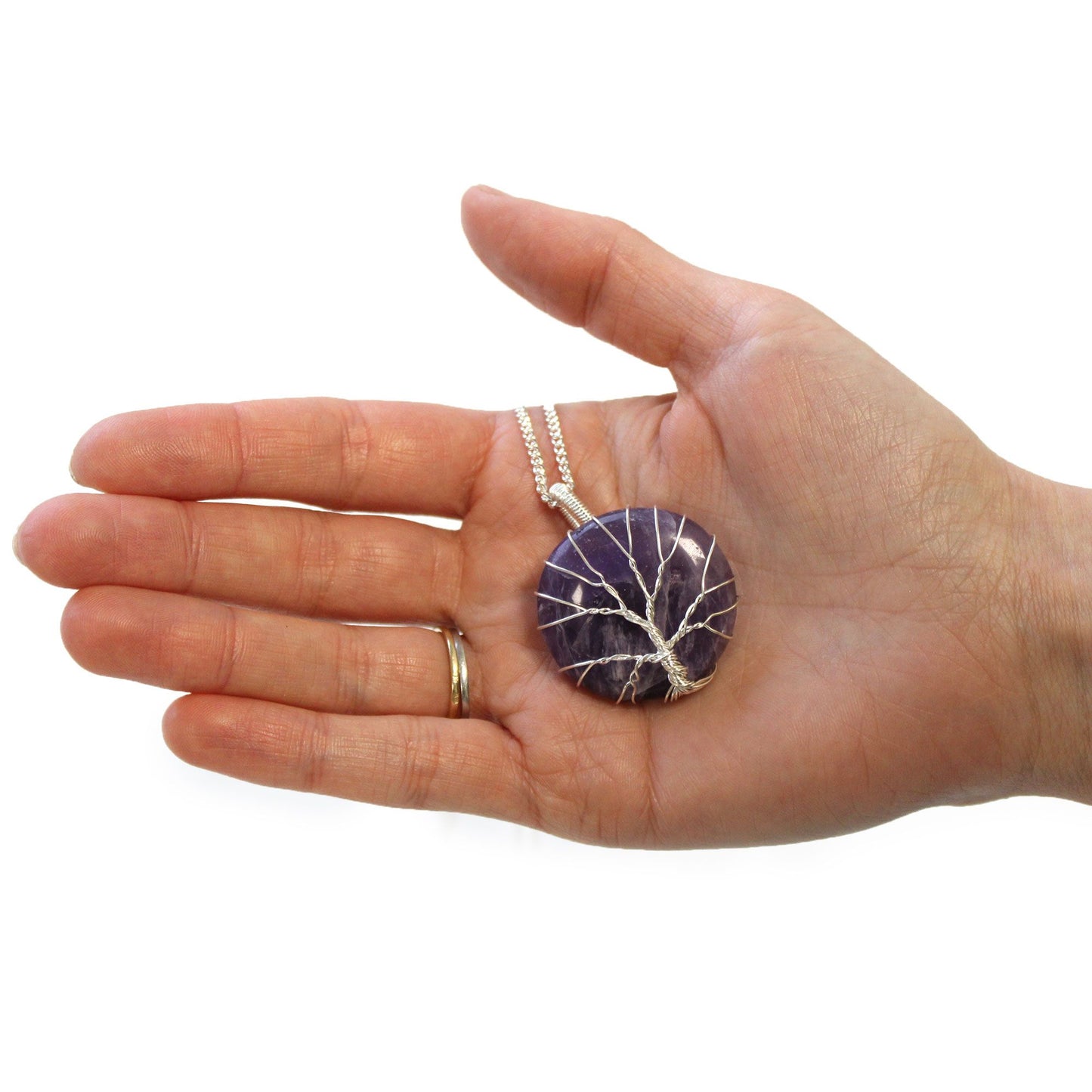 Tree of Life Gemstone Necklace - Amethyst - photo 4