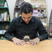 Boule de cristal sur support 80mm