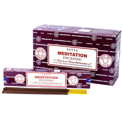 Encens Satya Méditation 15g - Relaxation & Pleine Conscience – photo 2
