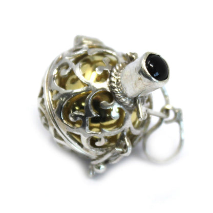 Clochette Ange Argent 925 Bali - Bijou Spirituel 18mm – photo 3